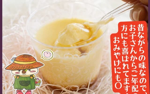 昔ながらの王道プリン のイメージ